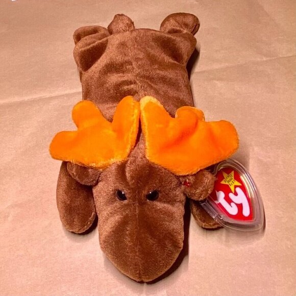 Ty Beanie Baby Original Chocolate 1993 Retired w/Rare Tag Errors Red Stamp #205 - Picture 2 of 12